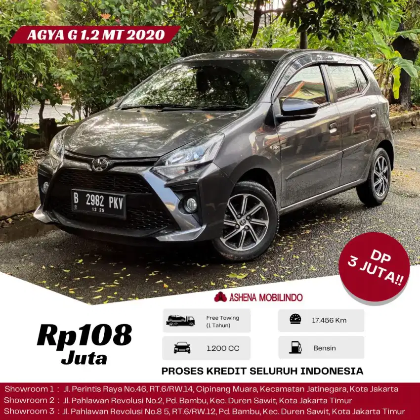 Toyota New Agya G MT 2020 Abu Abu