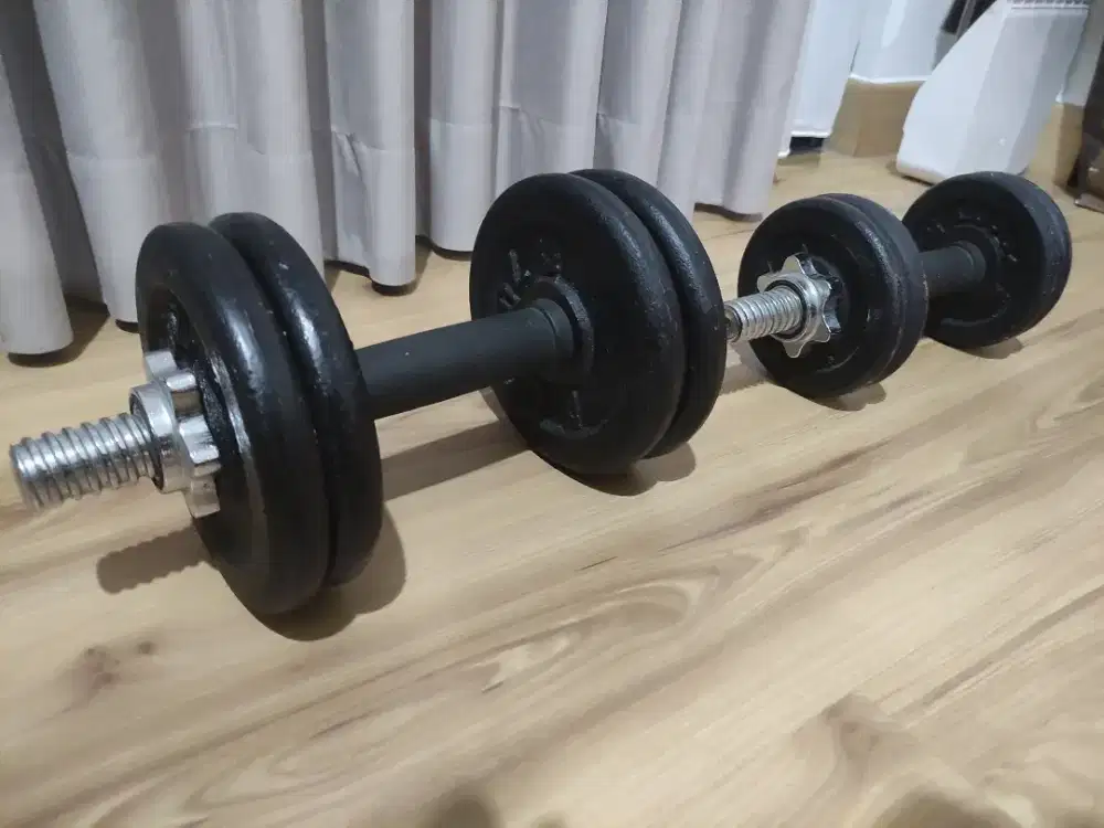 Dijual Cepat Barbel Olah Raga Gym (Sepasang)