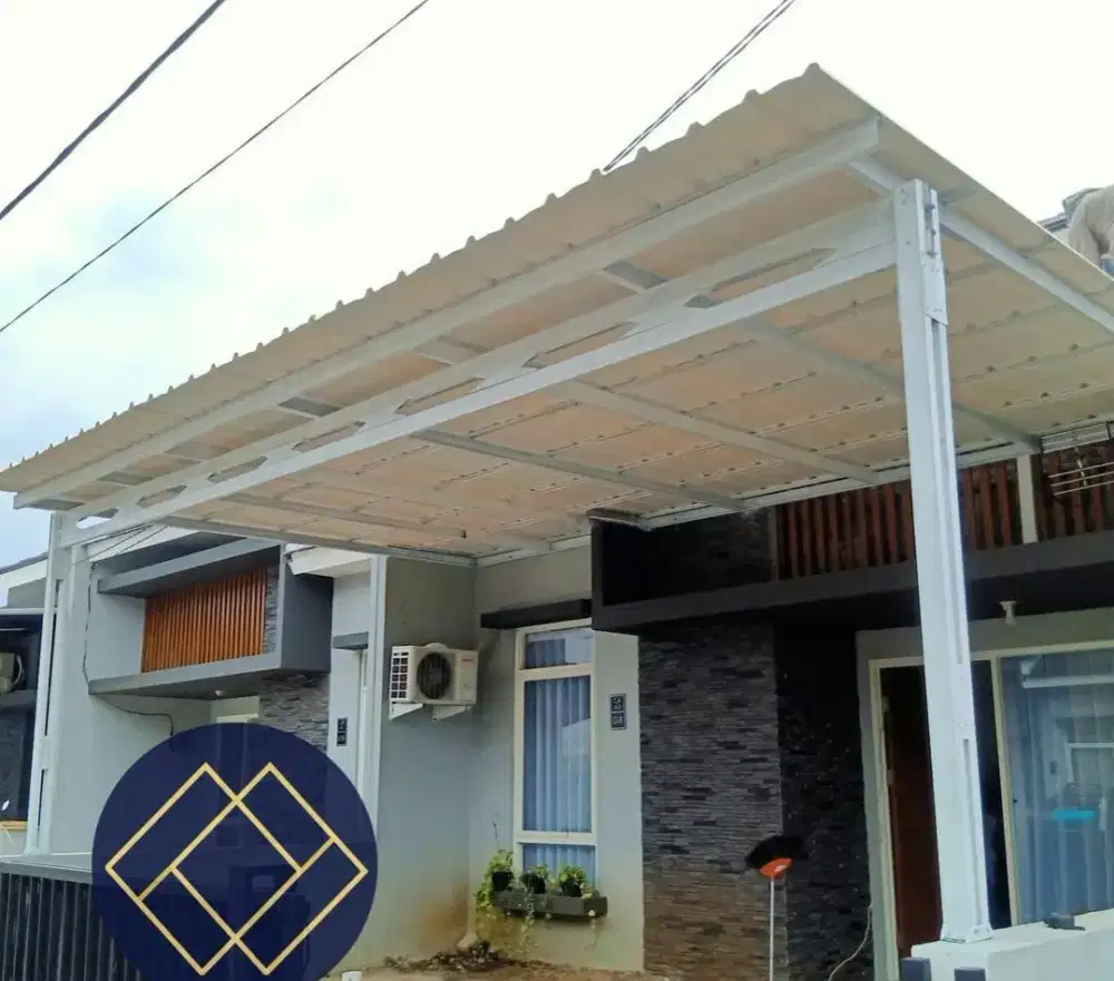 KANOPI BAJA RINGAN, HOLLO, PLAFON PVC