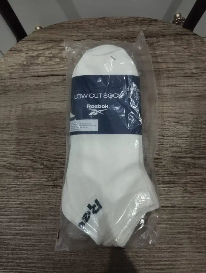 Kaos Kaki Reebok - Act Core Low Cut Sock 3 pairs - Original White