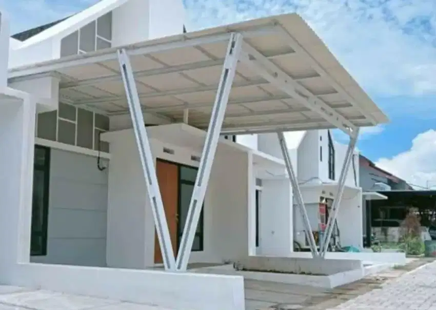 KANOPI BAJA RINGAN, HOLLO, PLAFON PVC