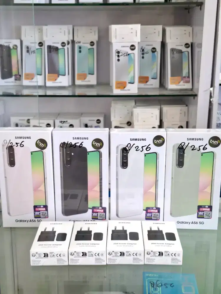 SAMSUNG GALAXY A56 5G 12/256 FREE BATOK GARANSI RESMI 1TAHUN