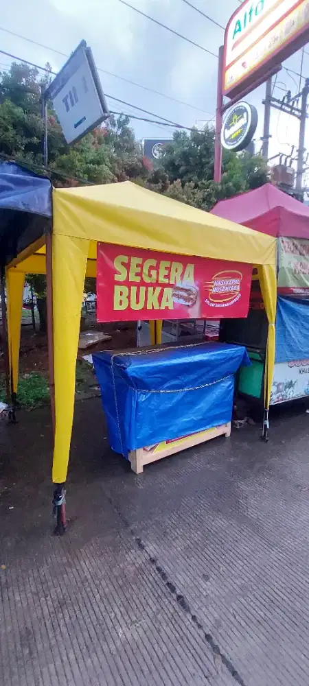 Paket Usaha Tenda 2x2m Meja Lipat Standing Banner