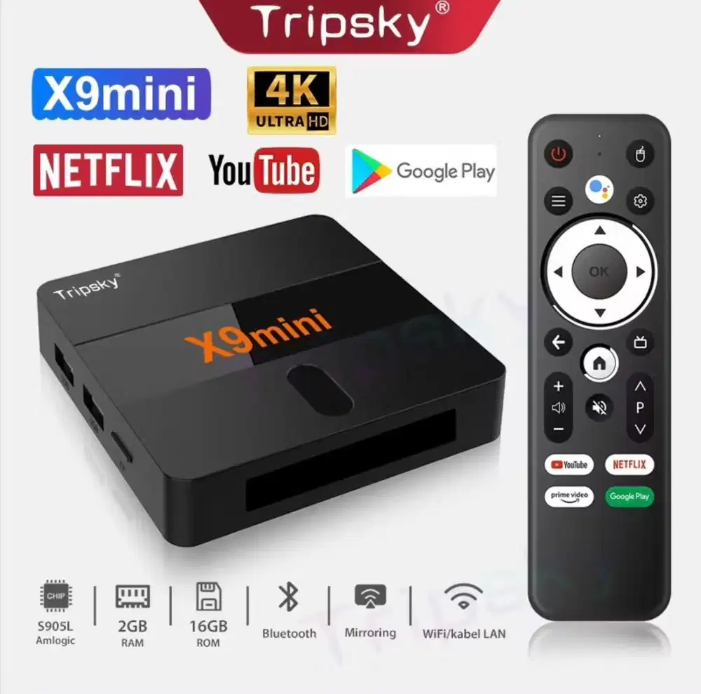 Android HD Tv Box X9Mini Voice