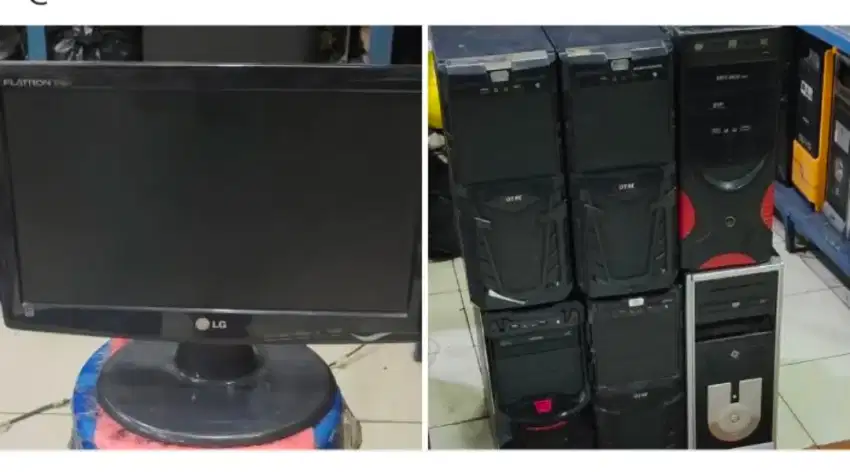 Fullset siap pakai core i5,SSD, hardisk,lcd