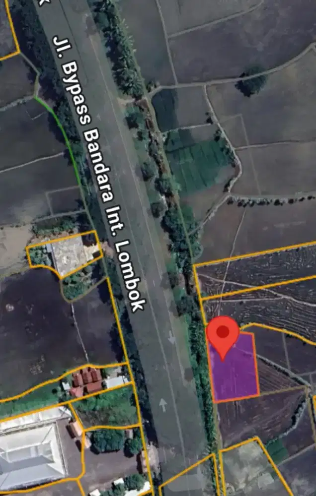 Dijual Tanah Strategis Di Pinggir Jalan By Pass Bandara inter Lombok