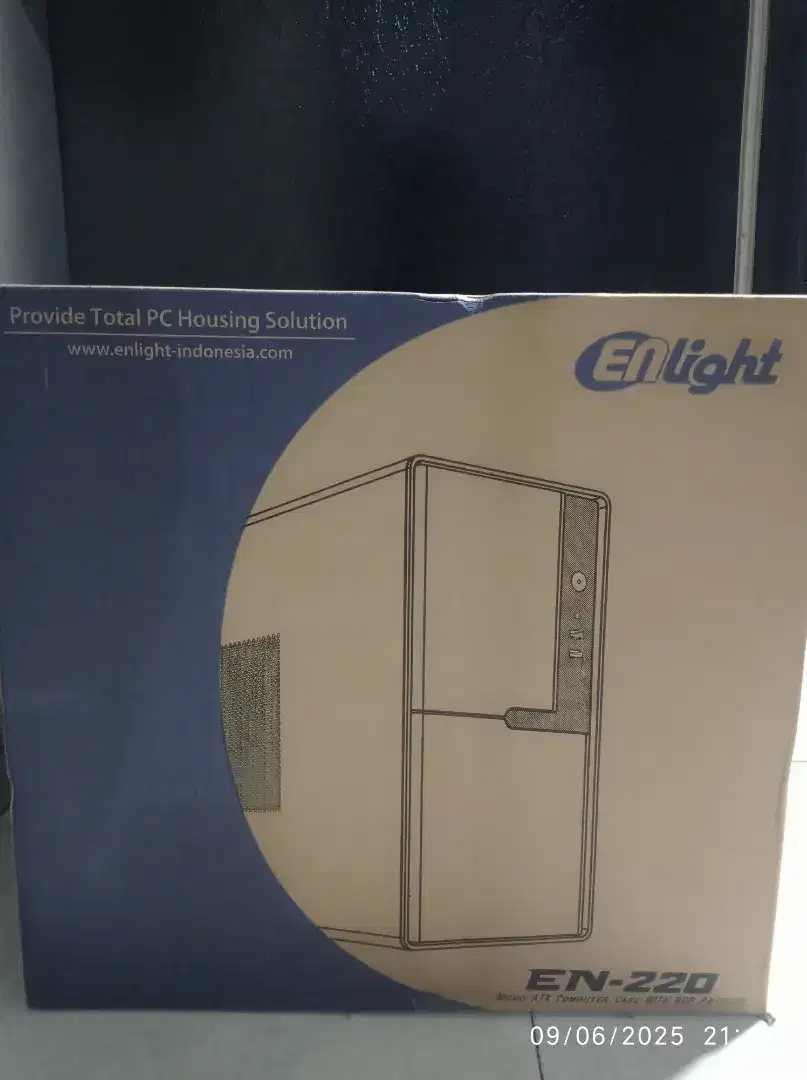 Casing Enlight EN-220 Micro ATX Include PSU 300W