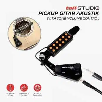 Pickup Gitar Akustik With Tone Volume Control
