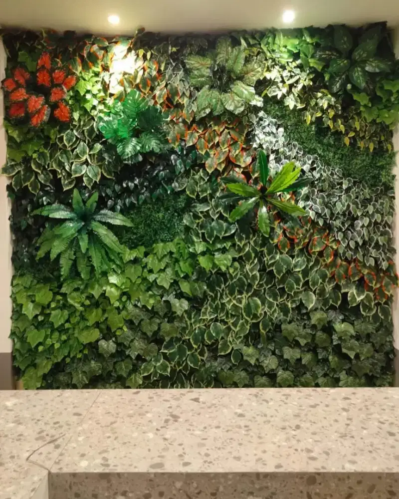 Jual tanaman artificial vertical garden