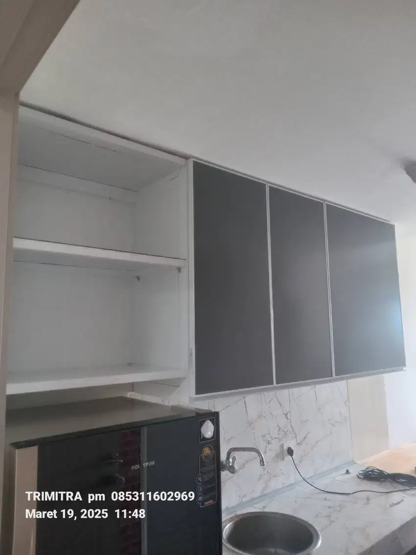 Kusen ALUMINIUM/ kitchen set Aluminium Acp Workstation/partisi gypsum
