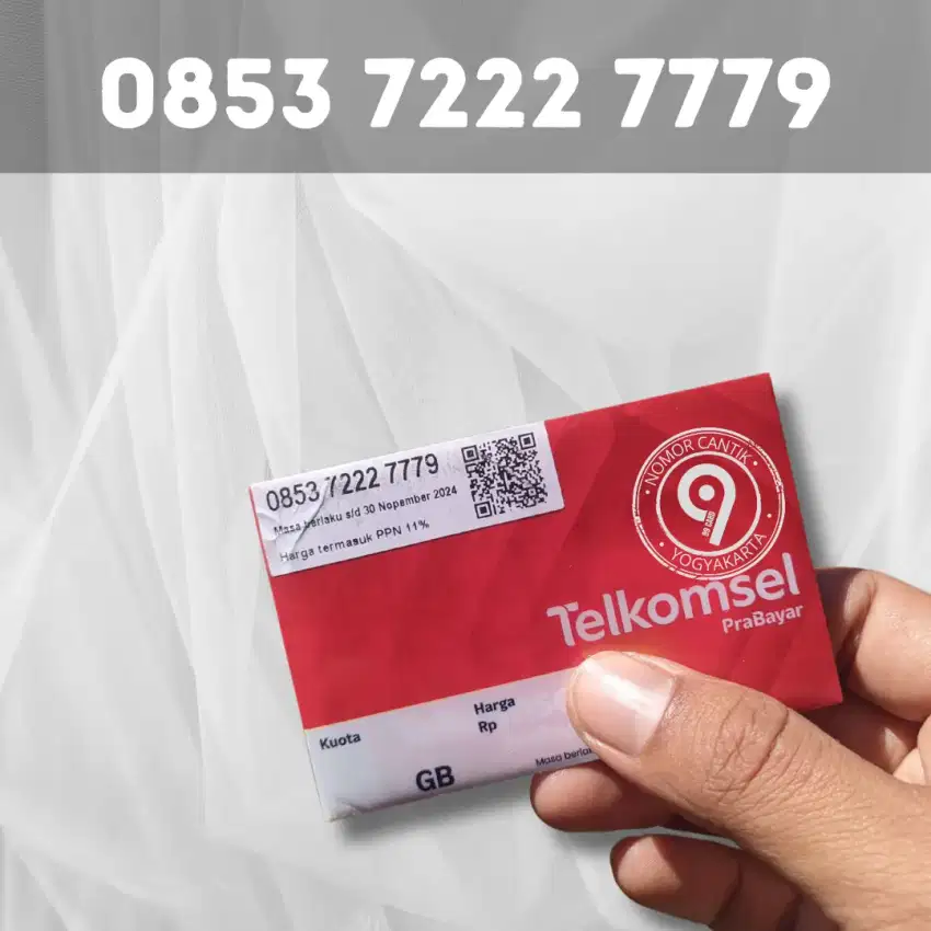 NOMOR CANTIK TELKOMSEL SIMPATI DOUBLE TRIPLE 222 TRIPLE 7779