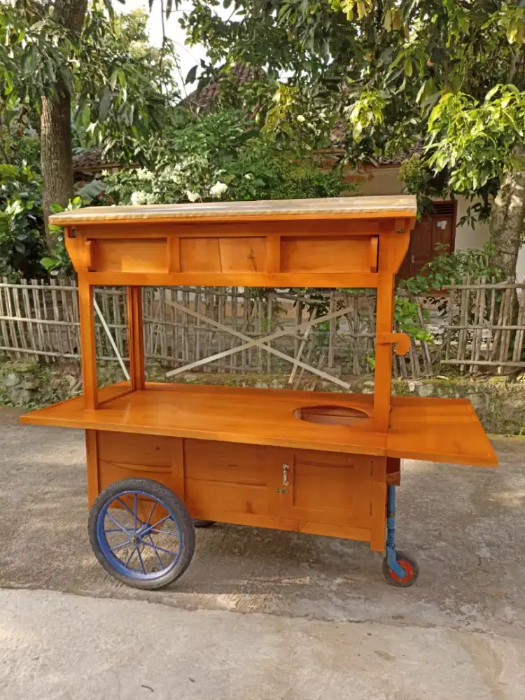 Gerobak Angkringan, Bakso, Mie Ayam, PeceL, Bubur, Sate,Roti Bakar dlL