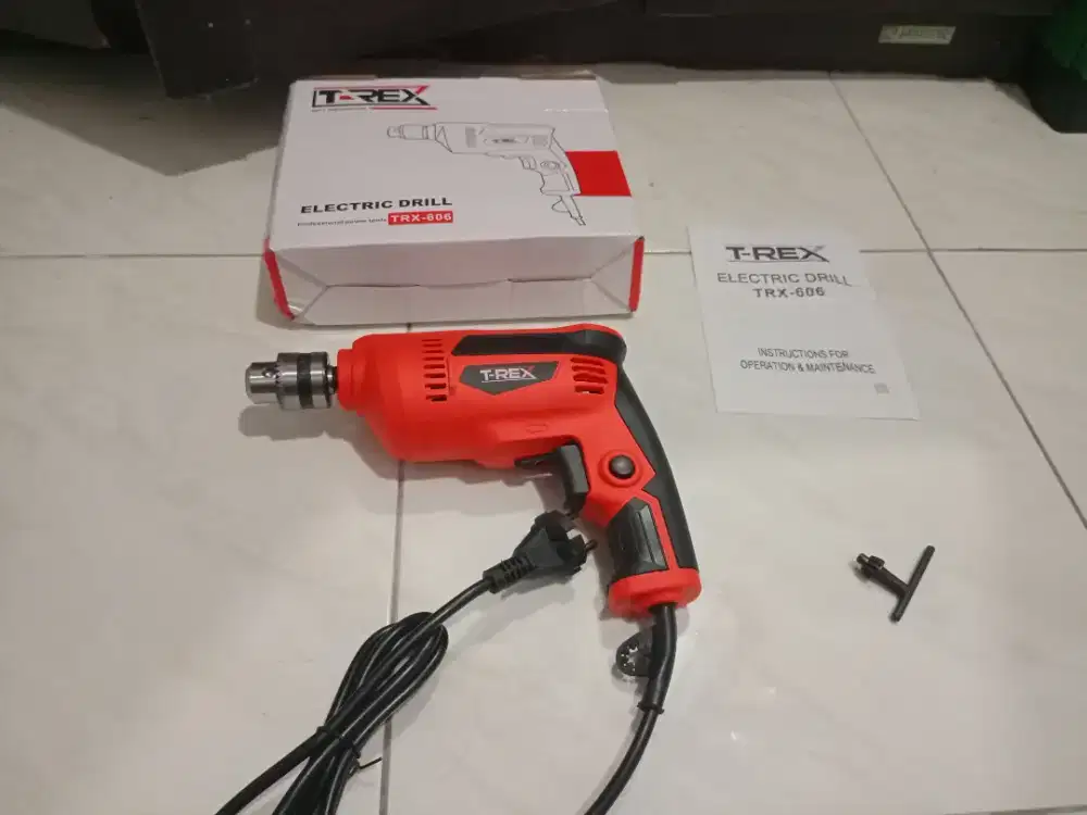 mesin bor bolak balik merk TREX kondisi baru masih gress tinggal cek