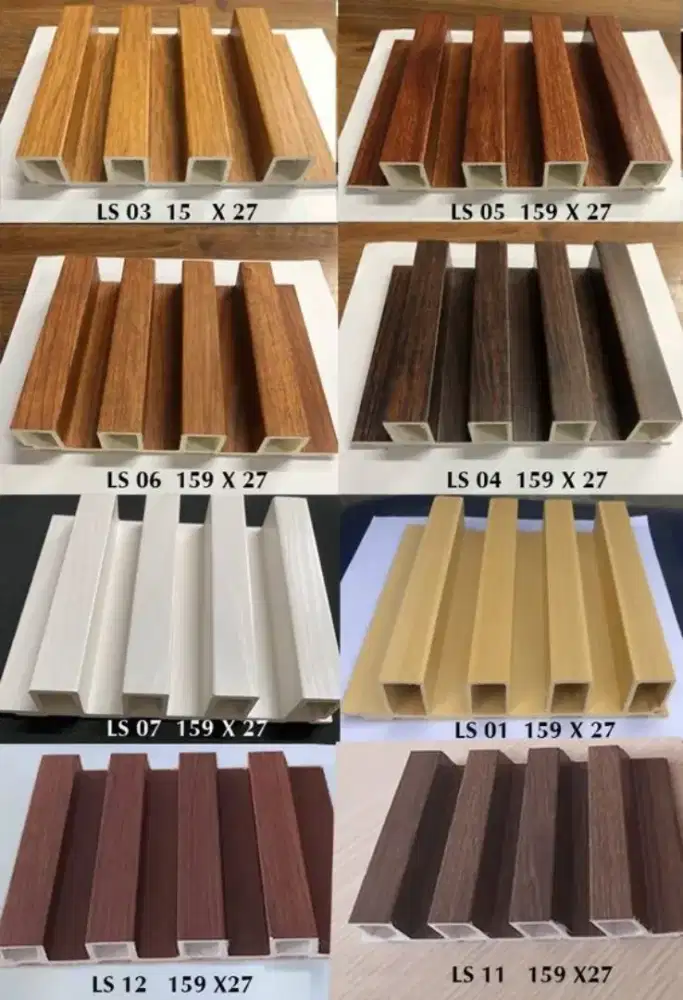 Walpanel walpeper dinding dan pelavon pvc modern terpasang