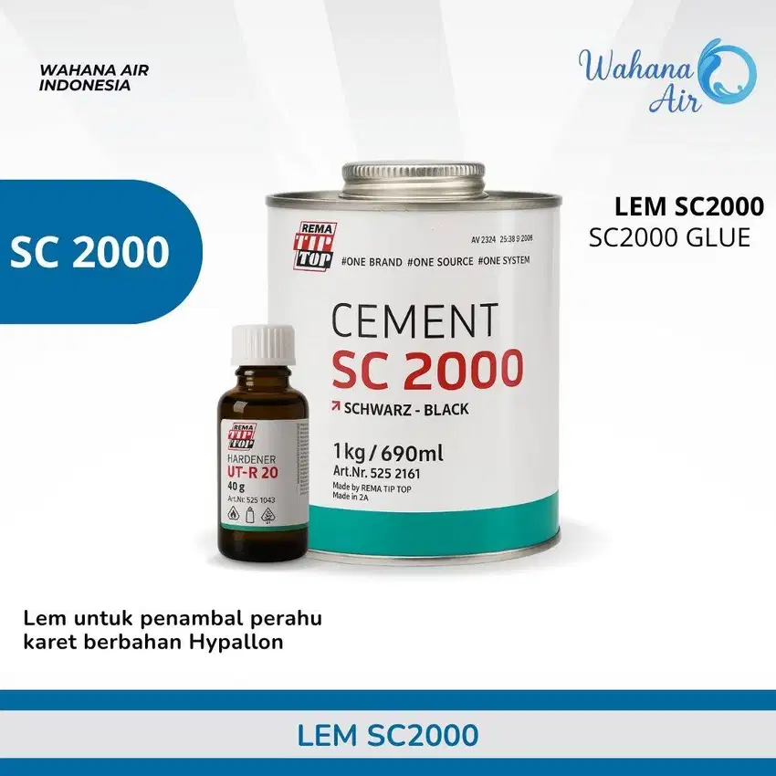 LEM SC2000 – Kuat, Tahan Air, Cocok untuk Perahu Karet Hypalon