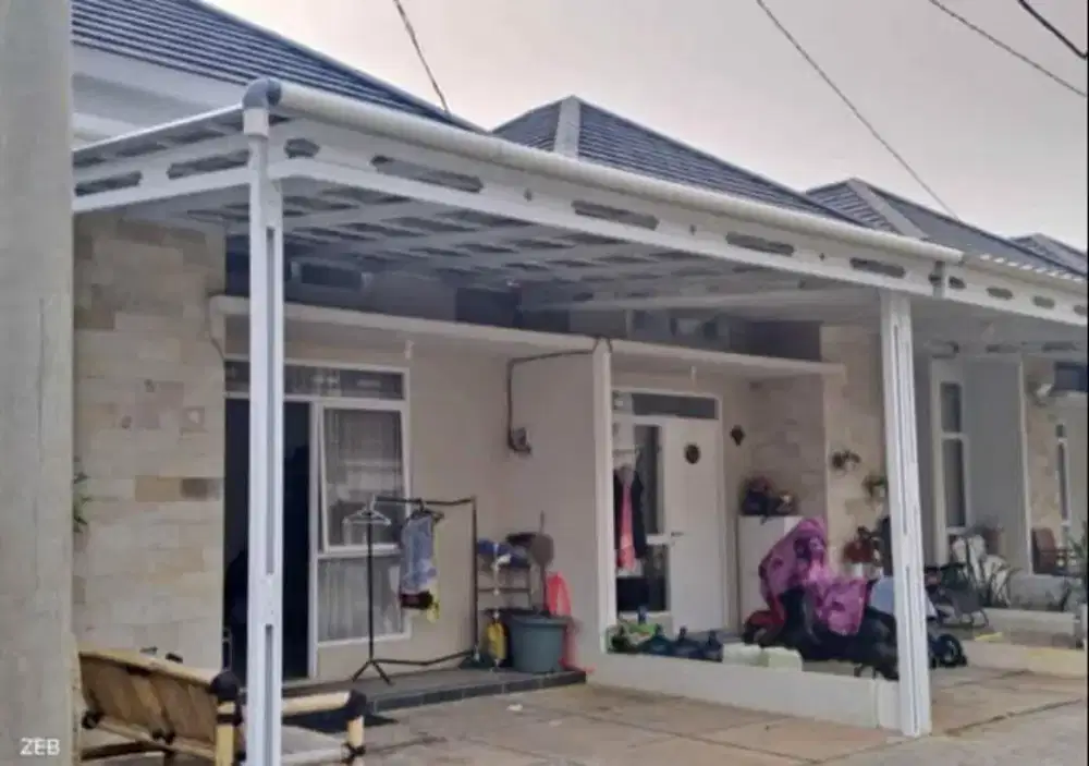 KANOPI berkualitas bagus murah baja ringan terpasang