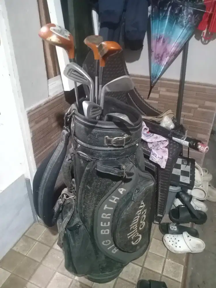 Alat golf lengkap plus stik dan bola