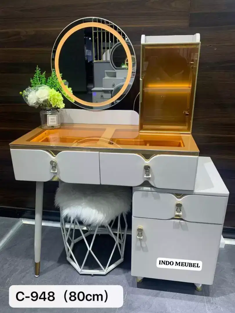 MEJA RIAS IMPORT LAMPU LED NEW MODERN KEKINIAN