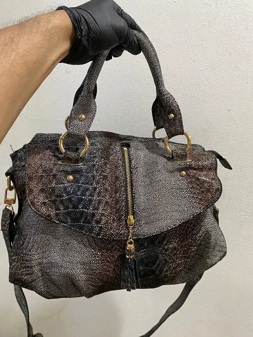 Tas louis vuitton handcarry slingbag pari leather vntge mewahhh