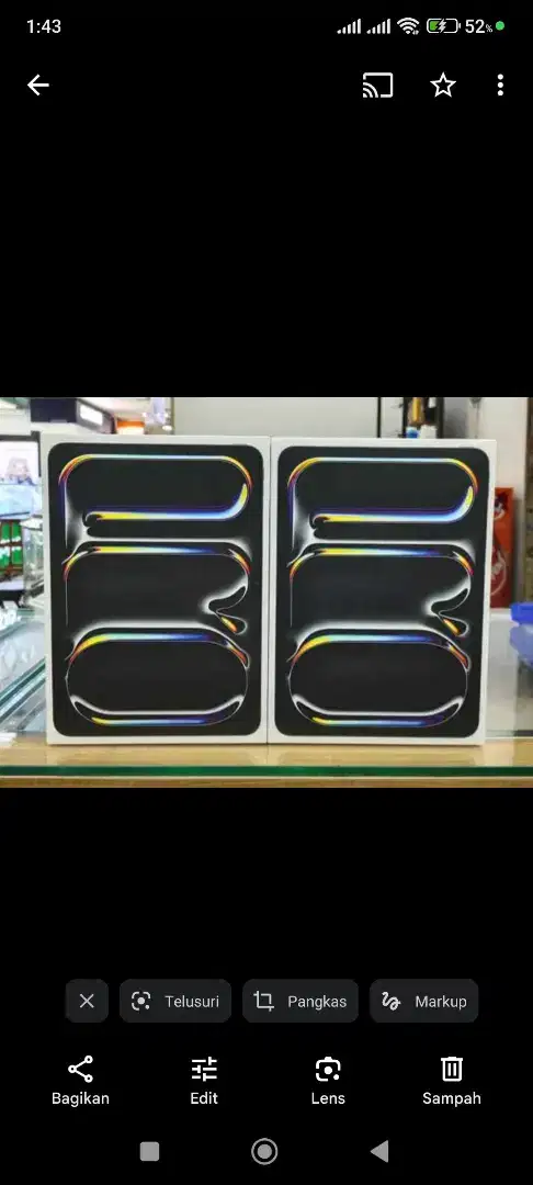 Ipad pro M4 256GB 11iN garansi 1 tahun wifi only