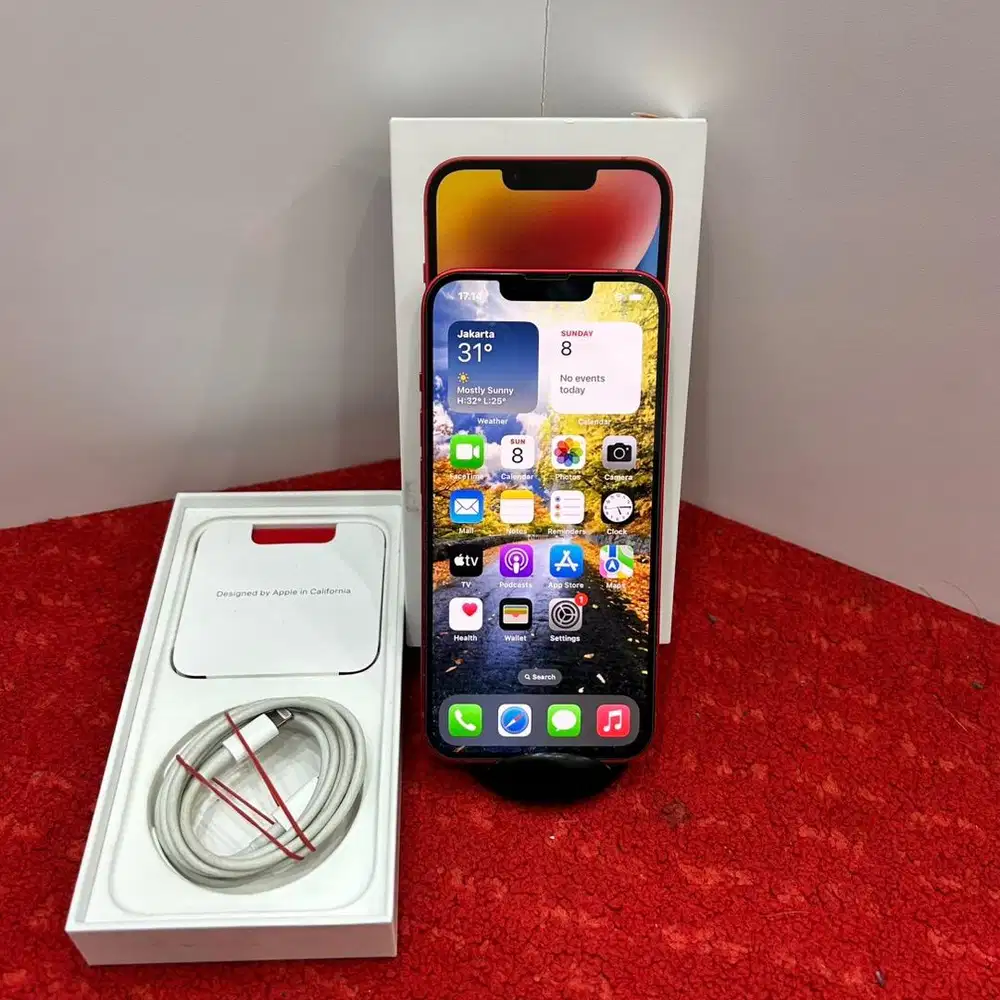 Iphone 14 128 GB Red Ex Garansi Resmi iBox