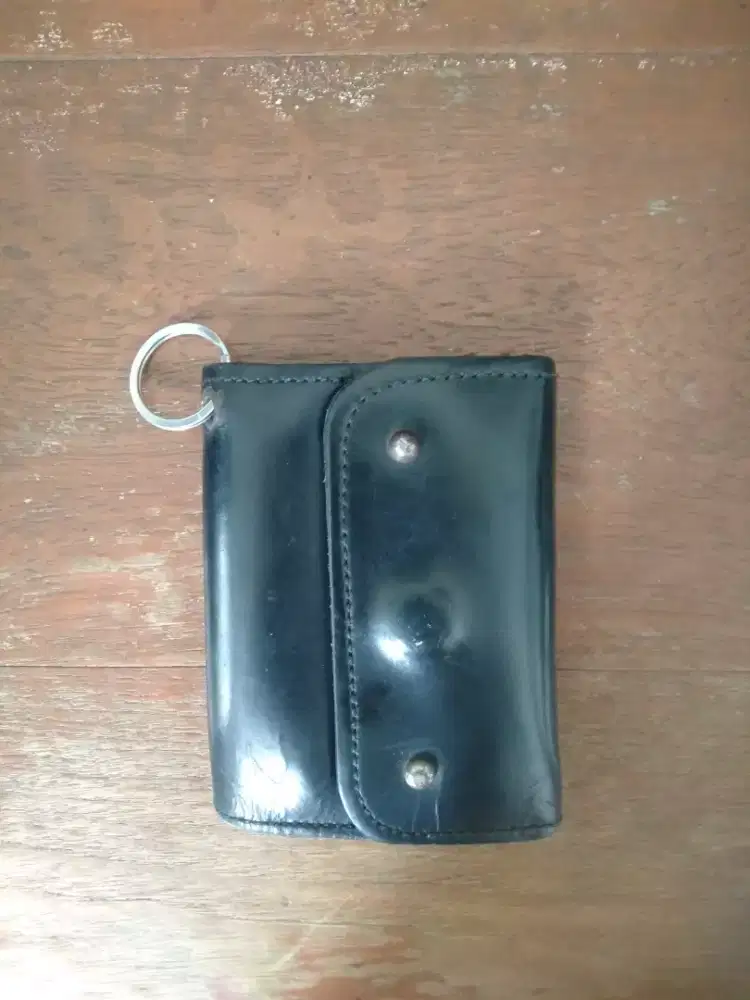 Dompet bikers, kulit sapi asli