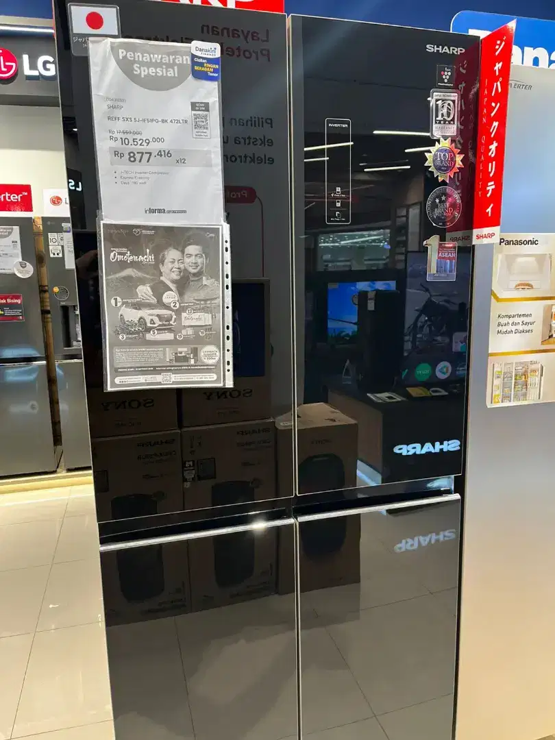 Multi Door SHARP (Promo cicilan bunga 0%)