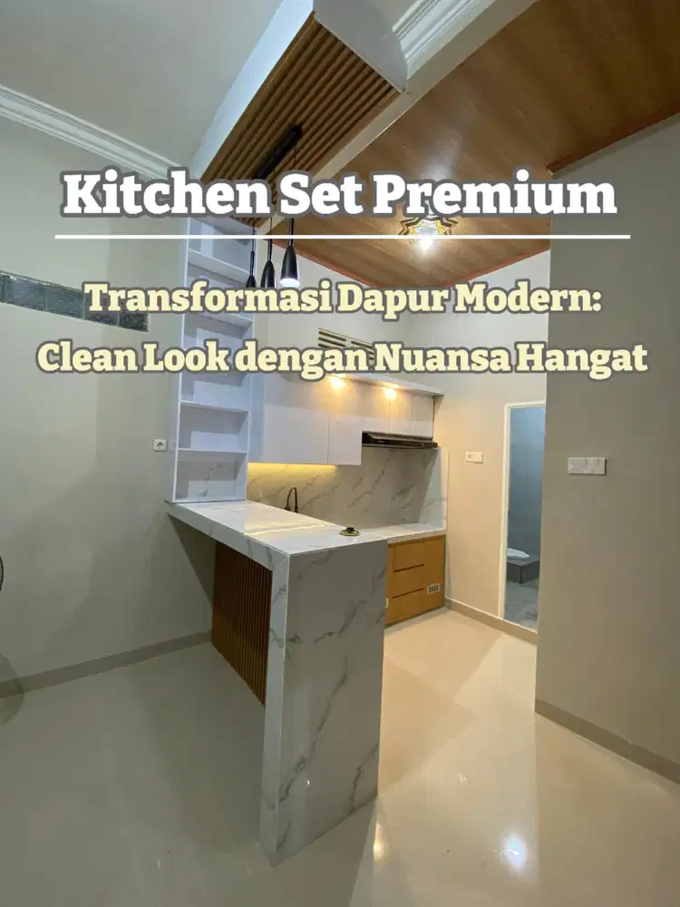 CUSTOM KITCHEN SET HPL MINIMALIS