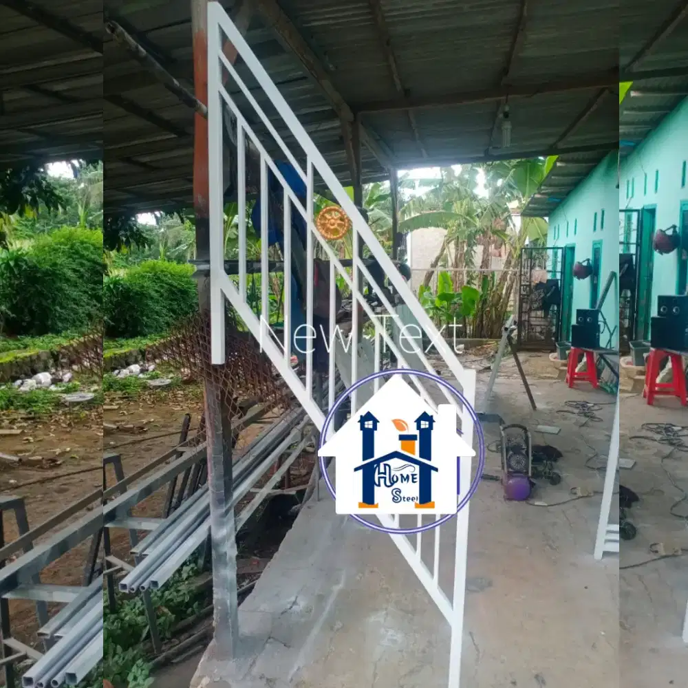 Ralling tangga minimalis modern
