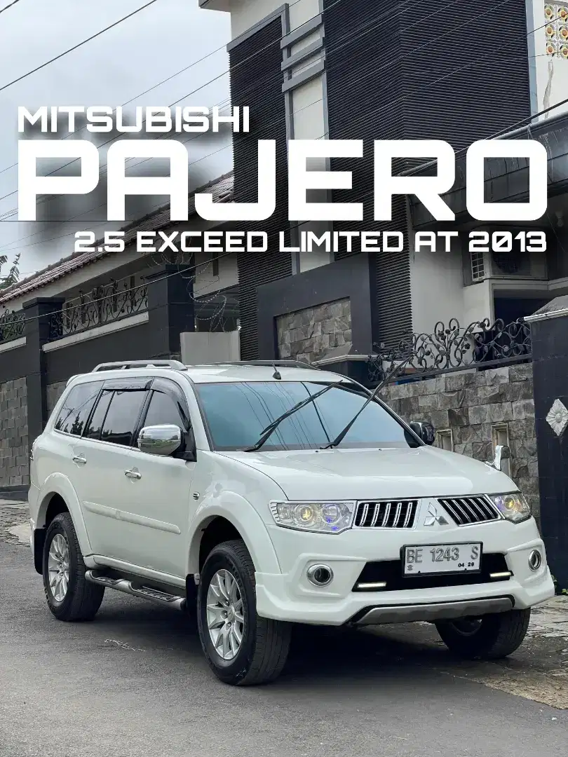 Pajero sport 2013 exceed metik diesel full istimewa jual cepat