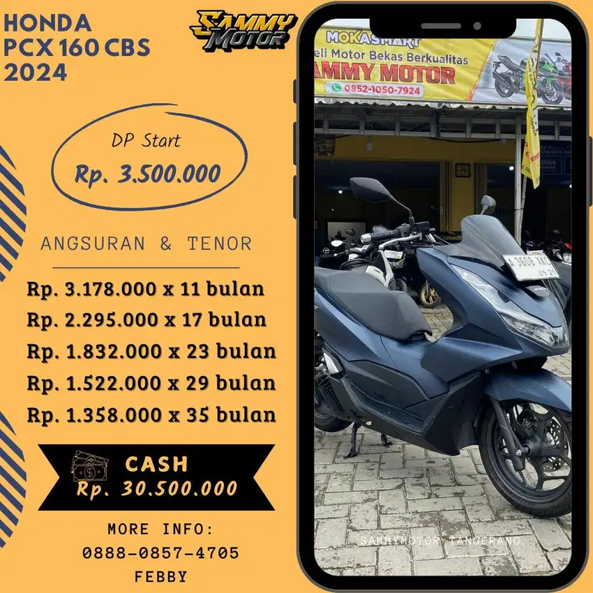 PCX 160 CBS 2024 KM LOW
