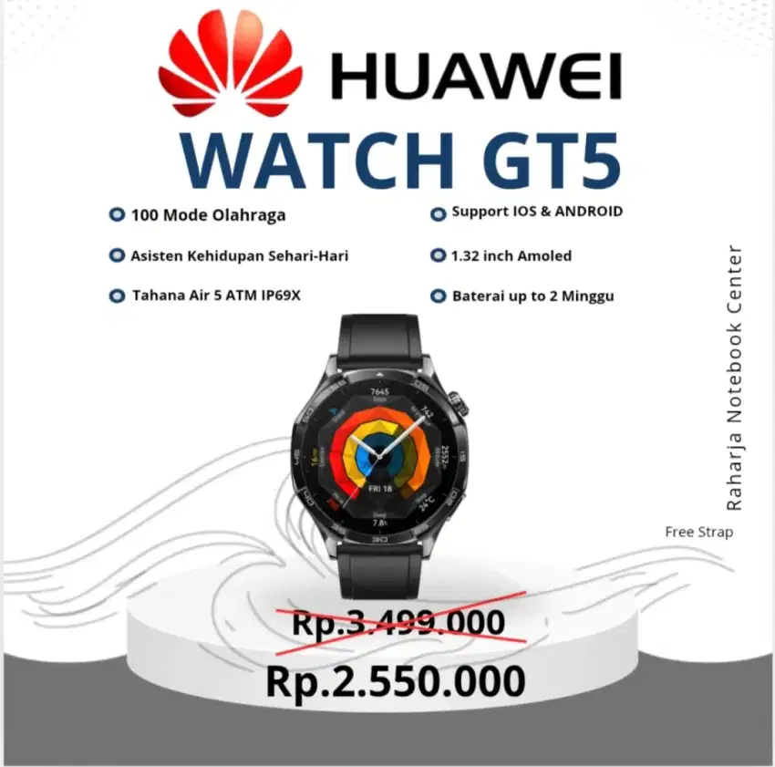 HUAWEI WATCH GT 5 BISA CASH DAN KREDIT