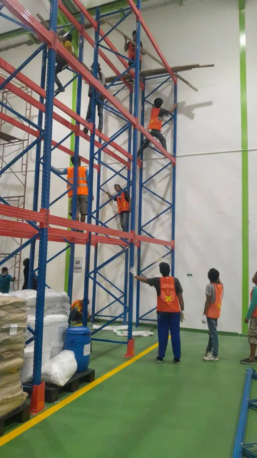 RAK GUDANG 2TON PER LEVEL TINGGI MULAI 2MTR S/D 11,5MTR