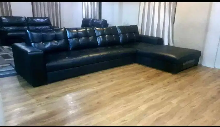 Sofa L Import  kulit asli ex display