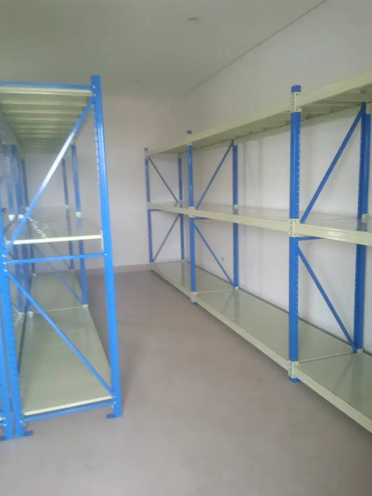 RAK SHELVING AMBALAN KAPASITAS 500KG PER LEVEL SHELVING TINGGI 2-3MTR