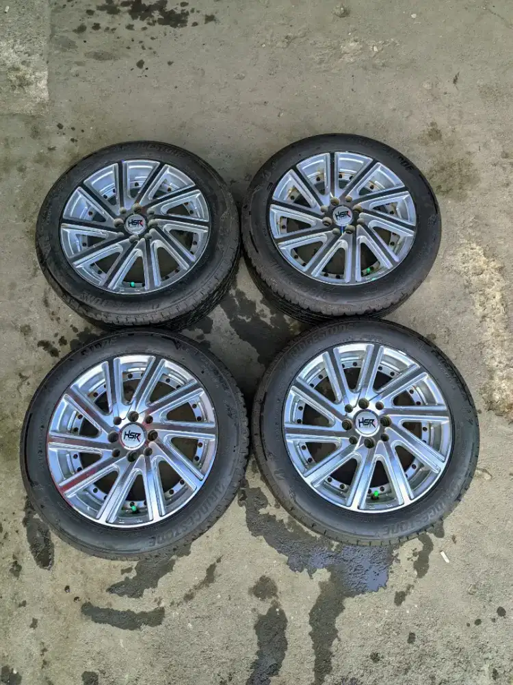 Velg hsr ciao r16 4x100/114 lbr6,5 et45.sepaket ban bridgestone