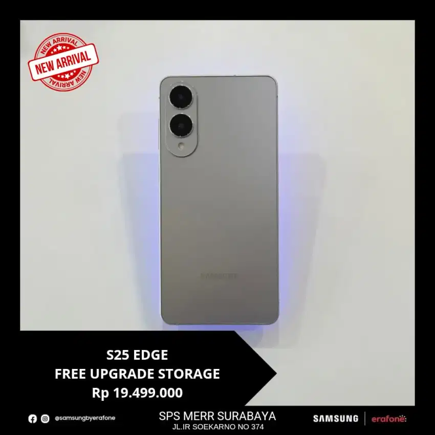 SAMSUNG S25 EDGE FREE UPGRADE MEMORY