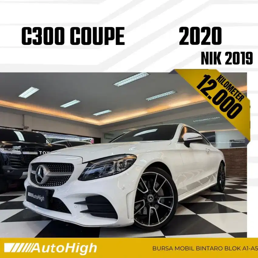 DP10% [Km12.000] C300 Coupe AMG 2019 White / E300 Reg 2018 #AUTOHIGH