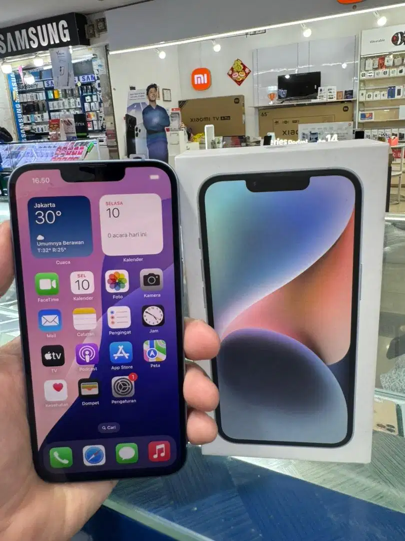 iPhone 14 128 inter wifi only Fullset