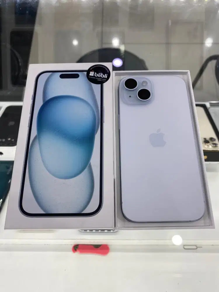 iPhone 15 128Gb Resmi iBox Mulus LikeNew Garasi On 12 Bulan