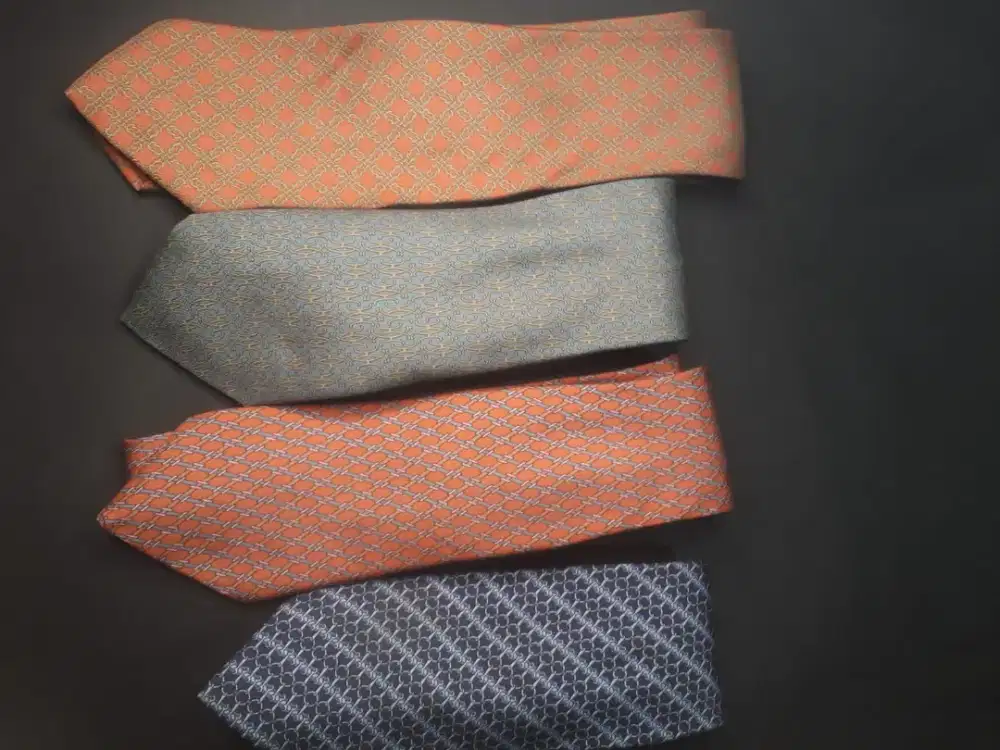 Dasi pria Hermes Original Paris France