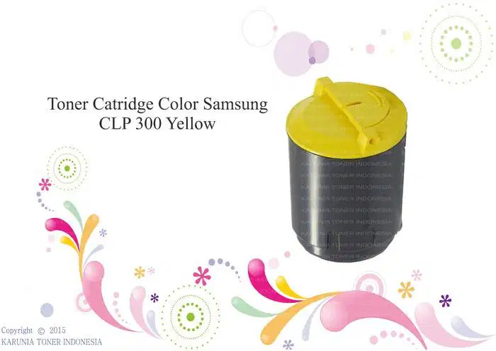 Toner Catridge Color Samsung CLP 300 Yellow Berkualitas