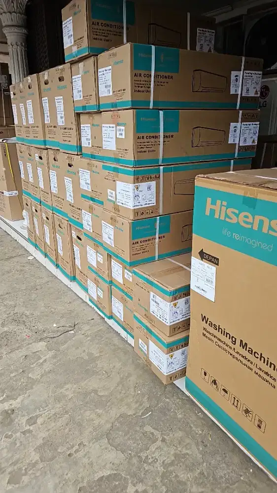 Jual ac hisense 05pk baru cicil kredit bisa
