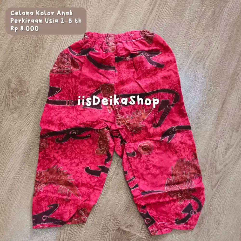 PreLoved celana kolor anak