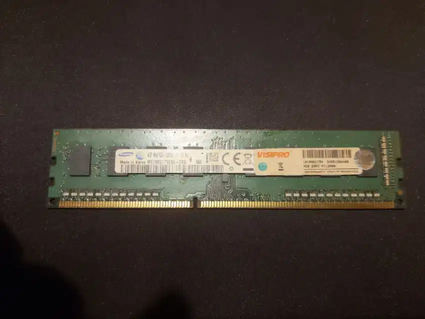 RAM Longdim DDR3 4GB Visipro PC12800 ic Samsung untuk CPU Computer