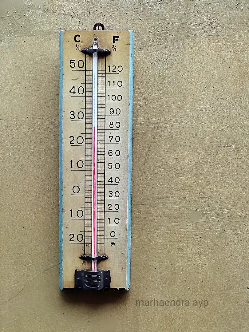 Thermometer eropa jadul kuno antik