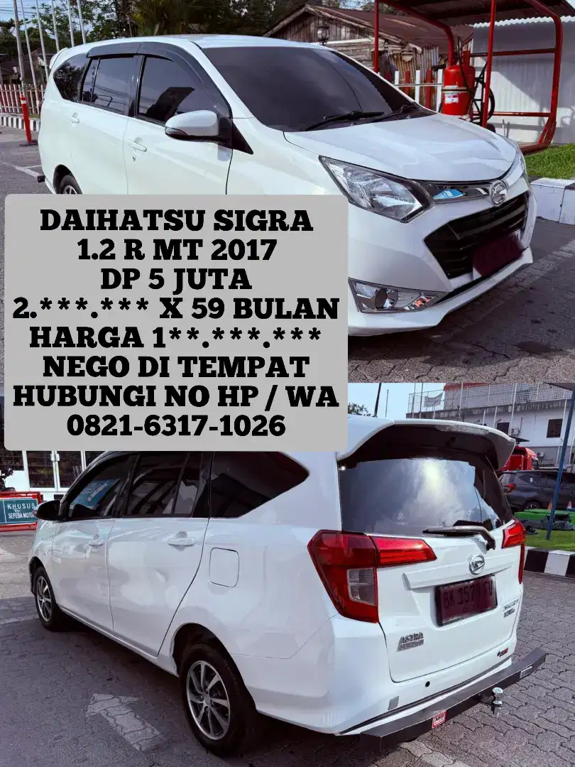 DAIHATSU SIGRA 1.2 R MT 2017 DP 5 JUTA