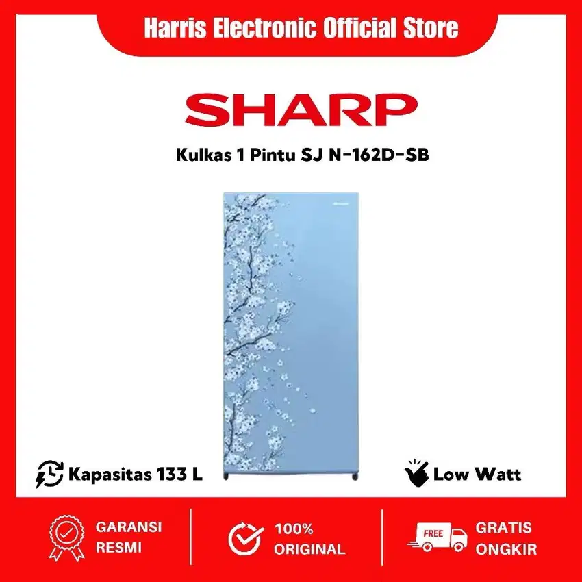Kulkas sharp 1 pintu