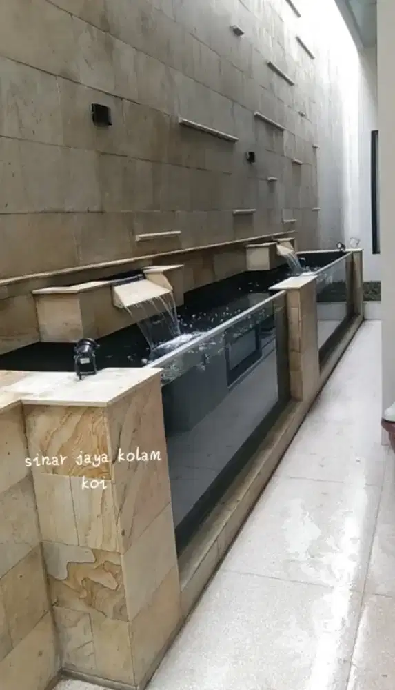 Kolam minimalis ikan koi