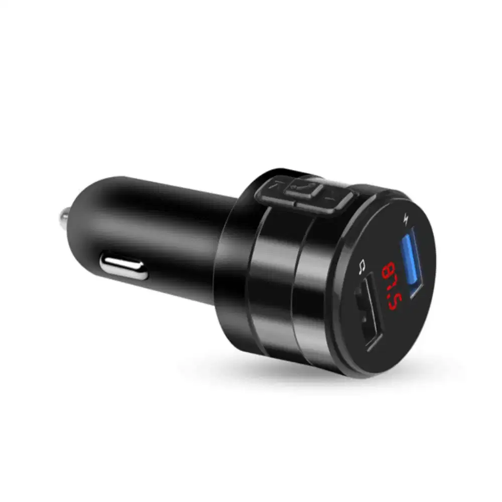 BLUETOOTH FM TRANSMITTER mobil 12v
Bentuk bulat